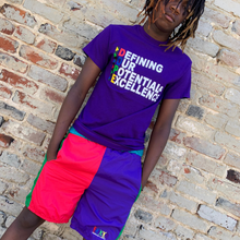 Load image into Gallery viewer, D.efining O.ur P.otential &amp; E.xcellence Tee - Purple - 2dope4kidz.myshopify.com
