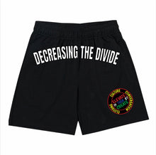 Load image into Gallery viewer, Decreasing the divide basketball mesh shorts
